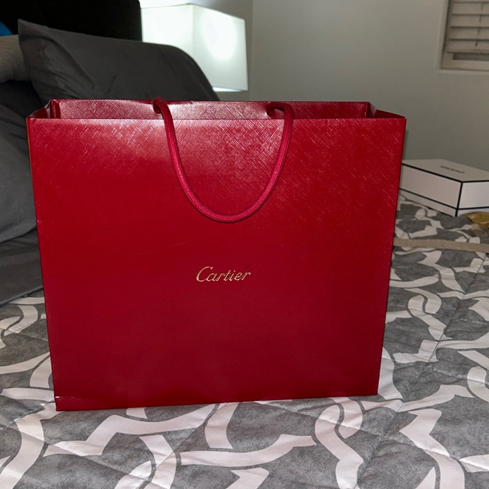 Cartier paper bag